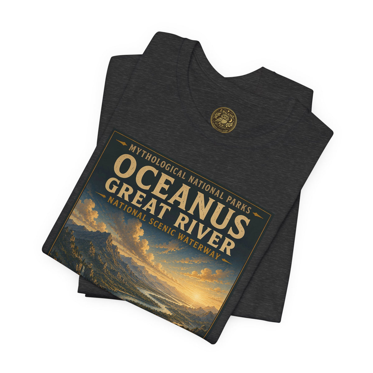 Mythological National Parks COLLECTION V- #042-050 TITANS & PRIMORDIAL REALMS | Vintage nature poster Tee | Mythological National Parks graphic shirt