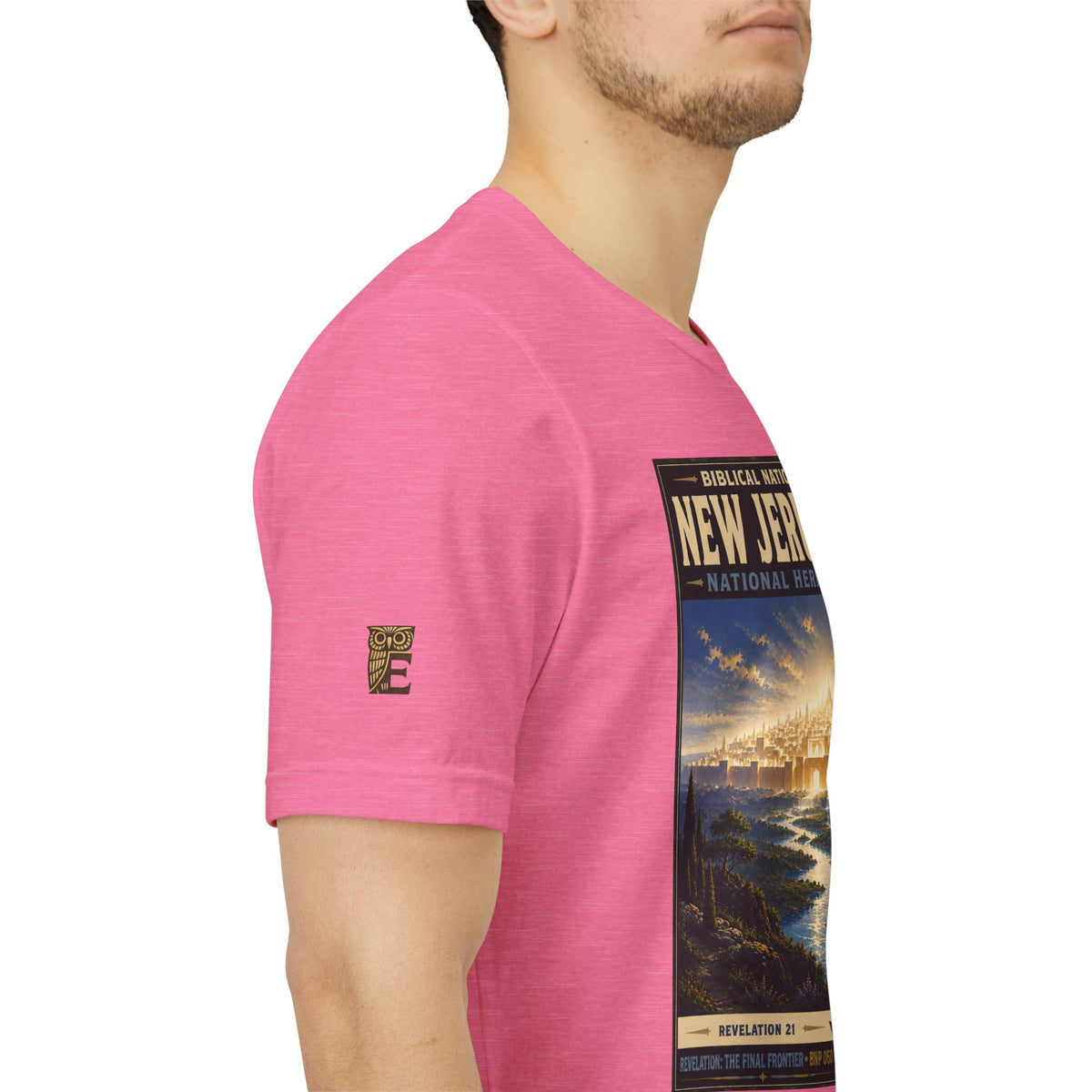Biblical National Parks Collection X- #060/061 - Revelation: The Final Frontier | Revelation 21 | Vintage nature poster Tee | Biblical national parks graphic shirt 2