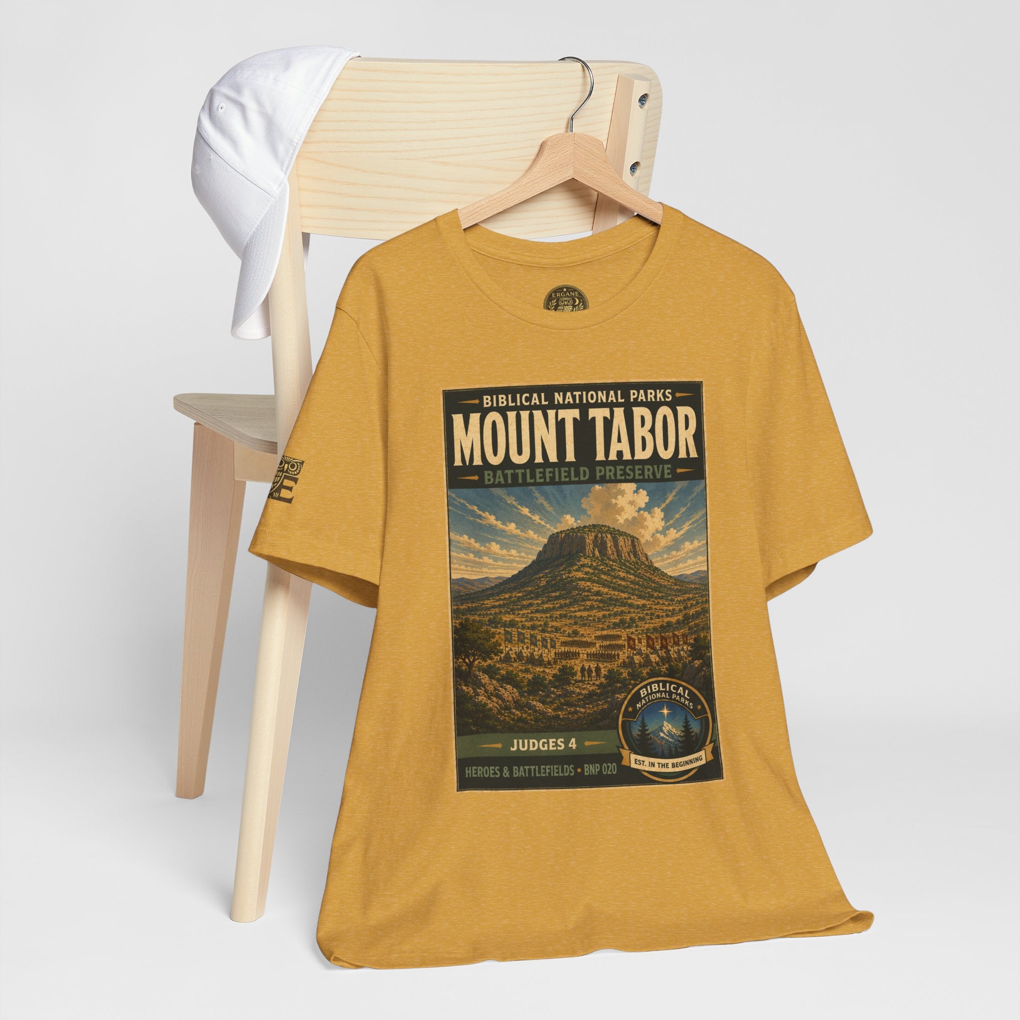 Biblical National Parks Collection IV- Heros & Battlefields #020/023 Judges 4 | Vintage nature poster Tee | Biblical national parks graphic shirt