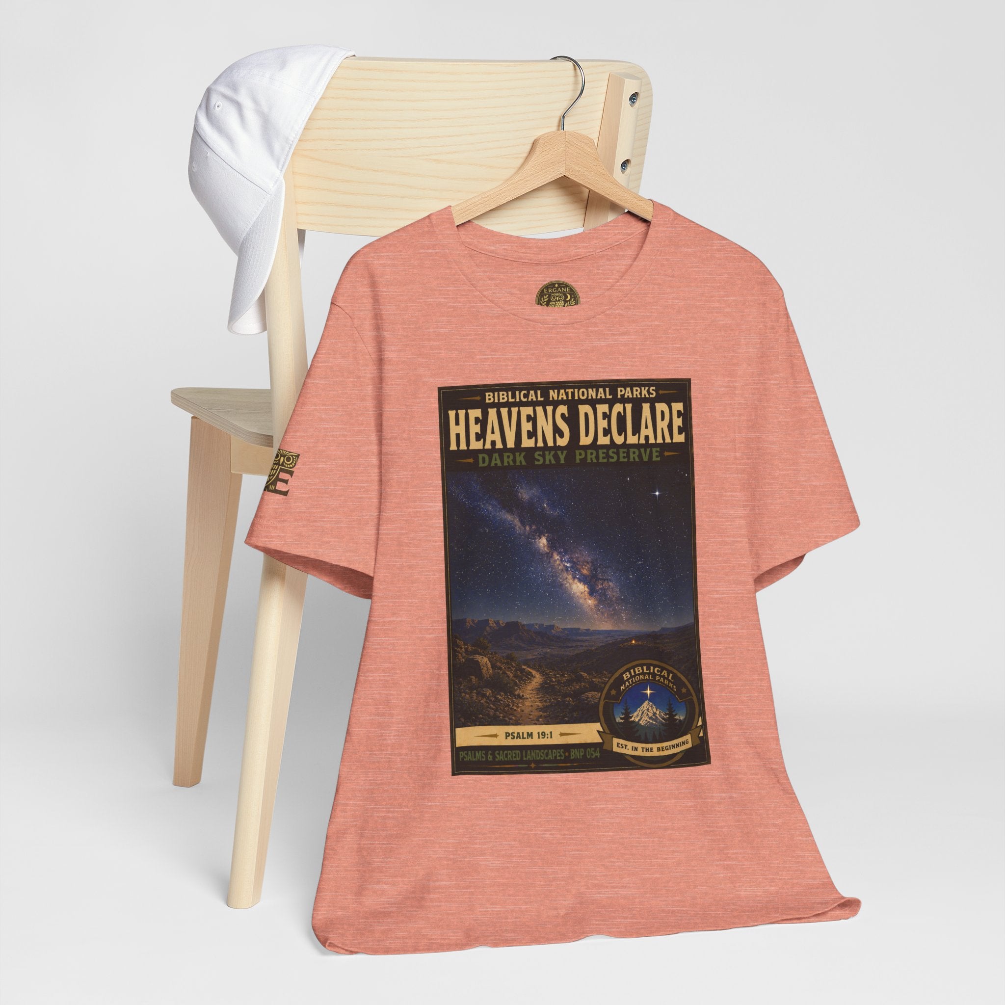 Biblical National Parks Collection IX- #054/054 -Psalms & Sacred Landscapes | Psalm 19:1 | Vintage nature poster Tee | Biblical national parks graphic shirt