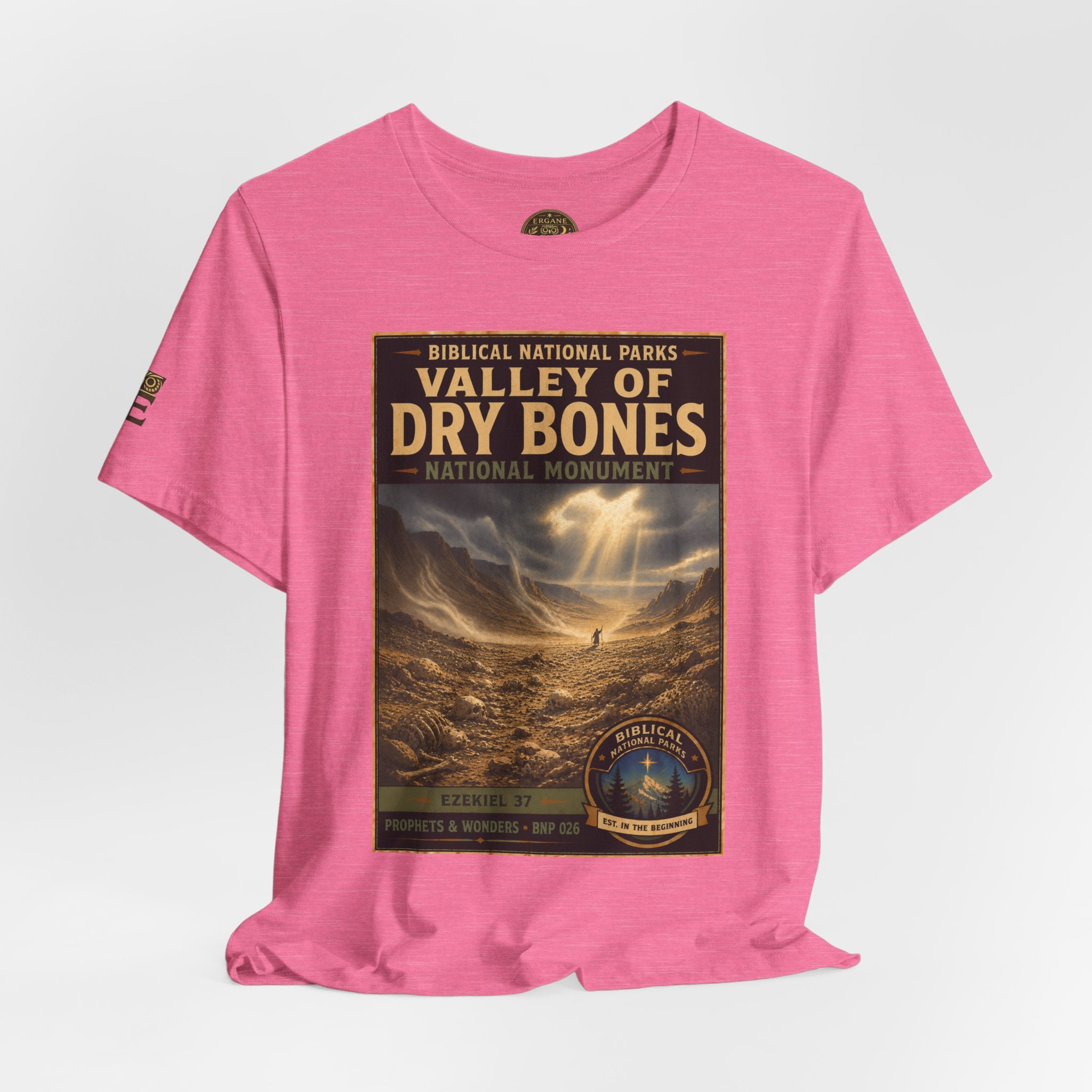 Biblical National Parks Collection V- Prophets & Wonders #026/030 Ezekiel 37  | Vintage nature poster Tee | Biblical national parks graphic shirt