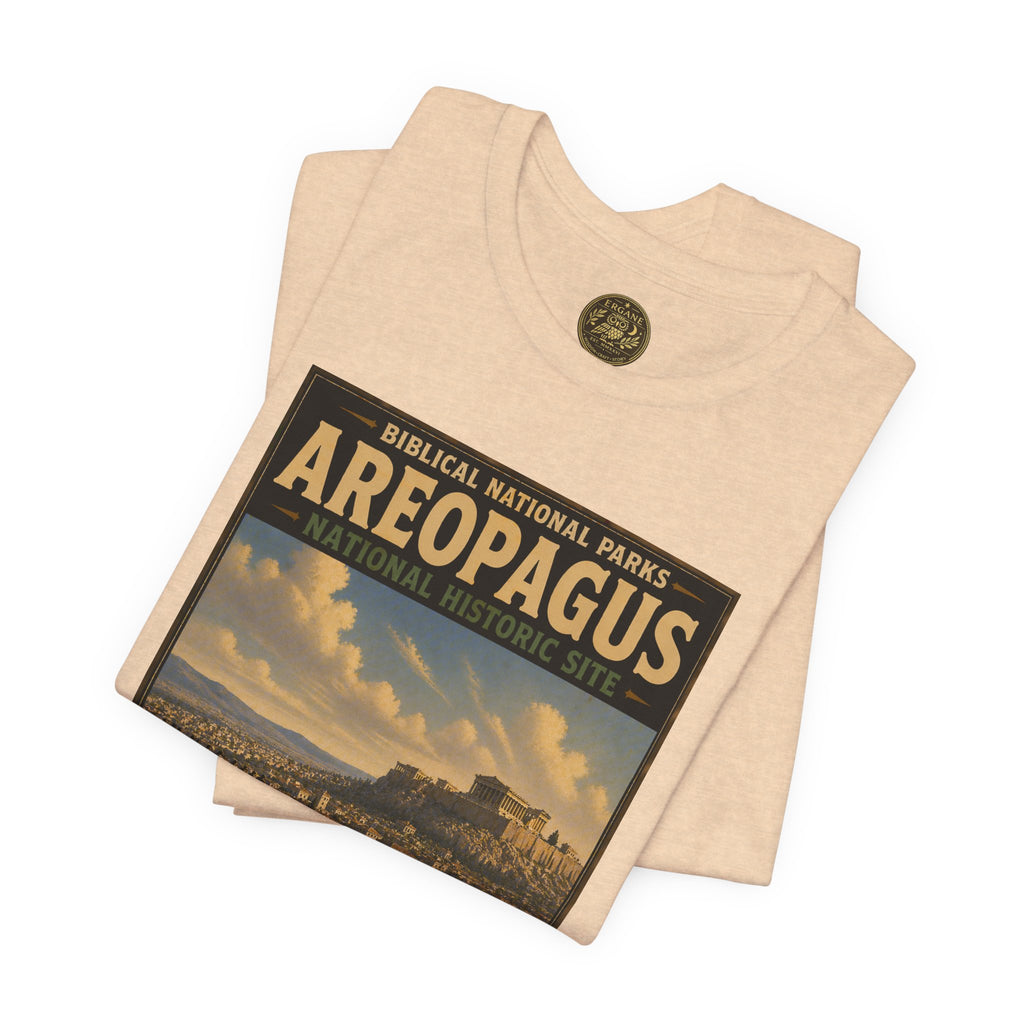 Biblical National Parks Collection VIII- The Apostles' Trails #046/049 | Acts 17 | Vintage nature poster Tee | Biblical national parks graphic shirt