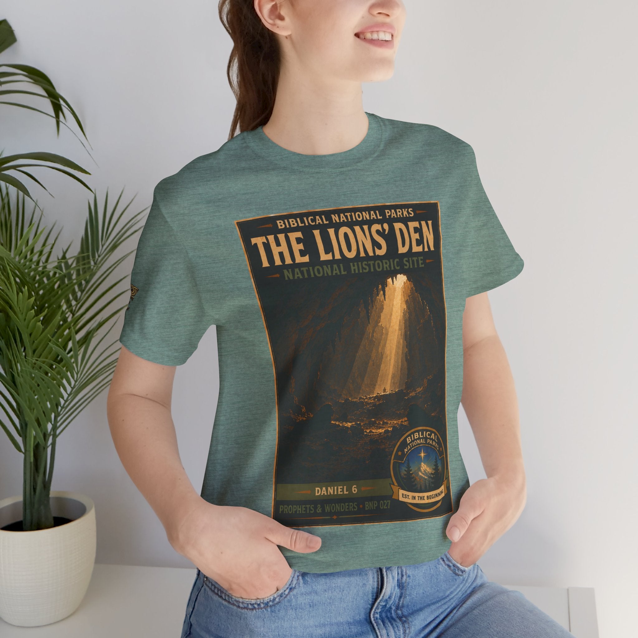 Biblical National Parks Collection V- Prophets & Wonders #027/030 Daniel 6 | Vintage nature poster Tee | Biblical national parks graphic shirt