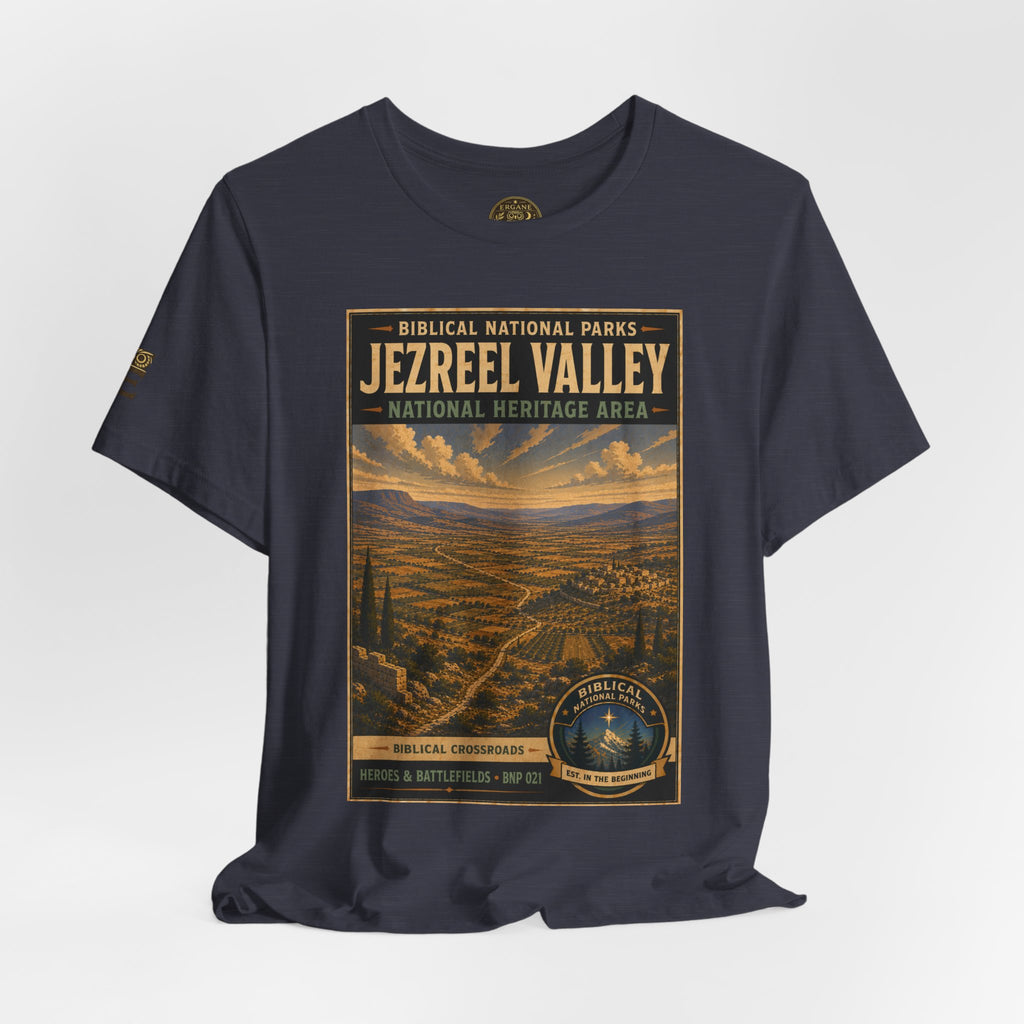 Biblical National Parks Collection IV- Heros & Battlefields #021/023 Biblical Crossroads | Vintage nature poster Tee | Biblical national parks graphic shirt