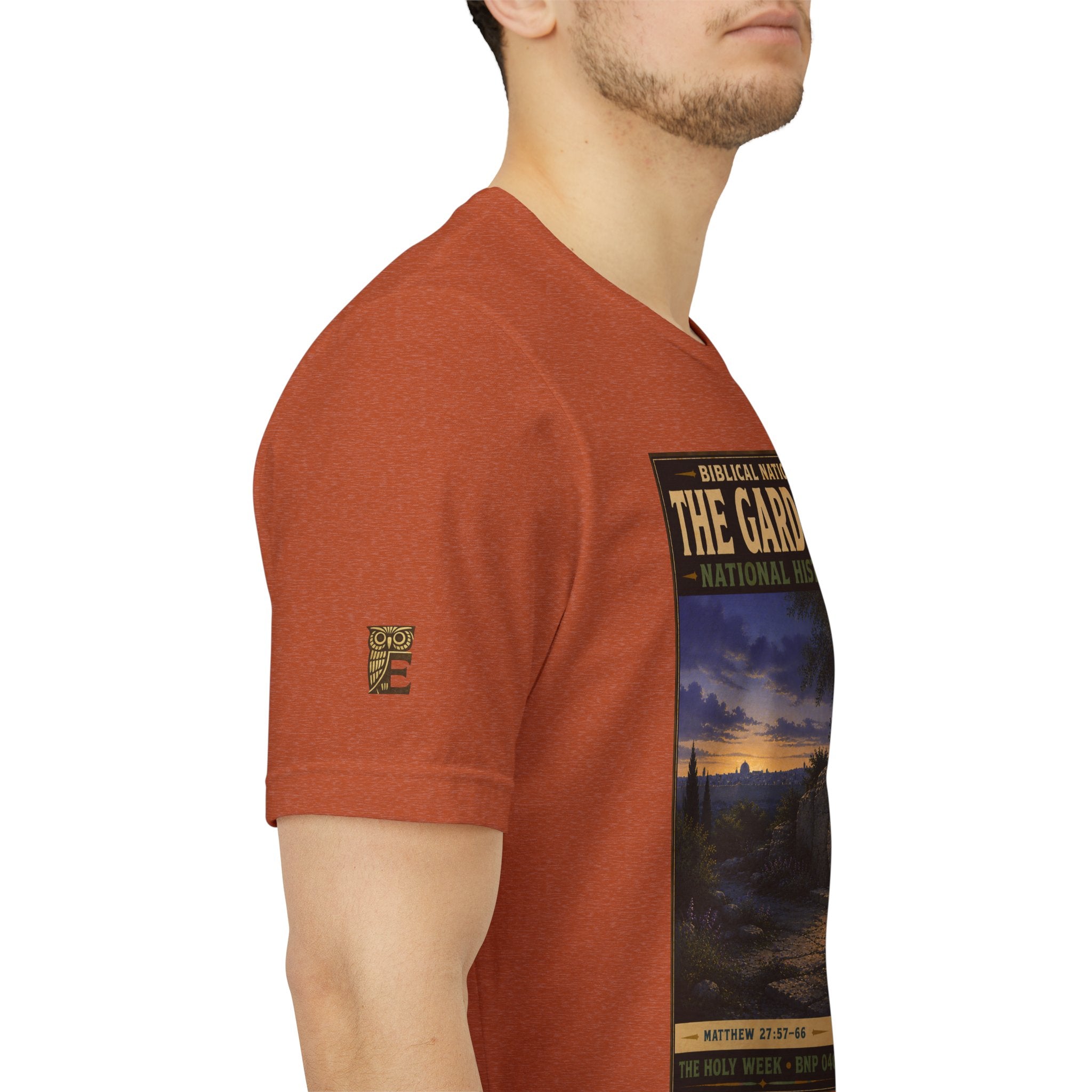 Biblical National Parks Collection VII- The Holy Week #040/041 | Matthew 27: 55-66 | Vintage nature poster Tee | Biblical national parks graphic shirt