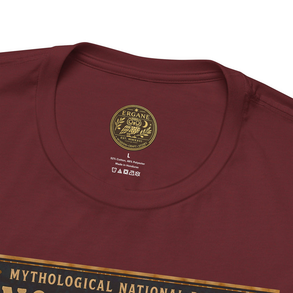 Mythological National Parks Collection III- #018-028 - Heros & Monsters | Vintage nature poster Tee | Mythological National Parks graphic shirt