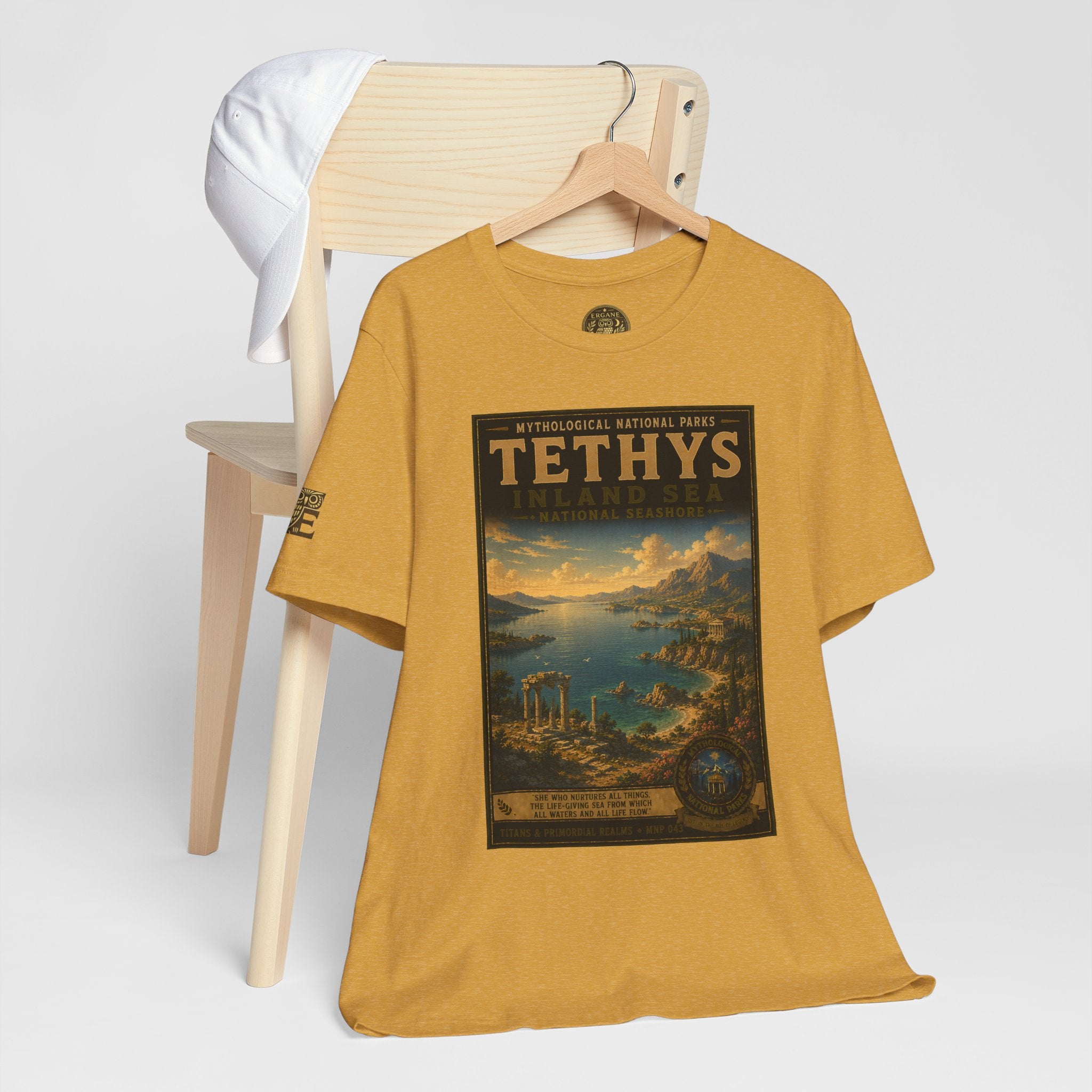 Mythological National Parks COLLECTION V- #043-050 TITANS & PRIMORDIAL REALMS | Vintage nature poster Tee | Mythological National Parks graphic shirt