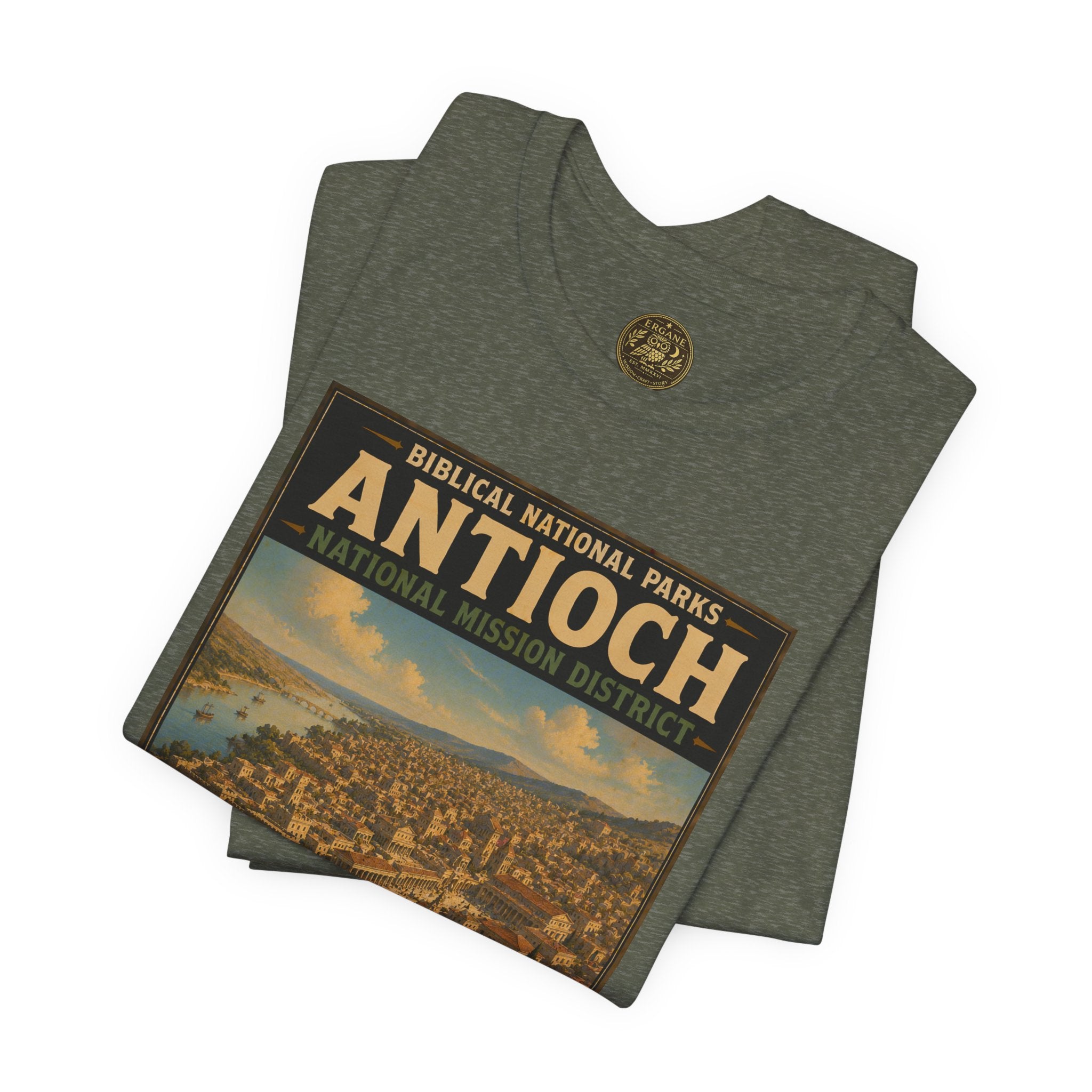 Biblical National Parks Collection VIII- The Apostles' Trails #043/049 | Acts 11-13 | Vintage nature poster Tee | Biblical national parks graphic shirt