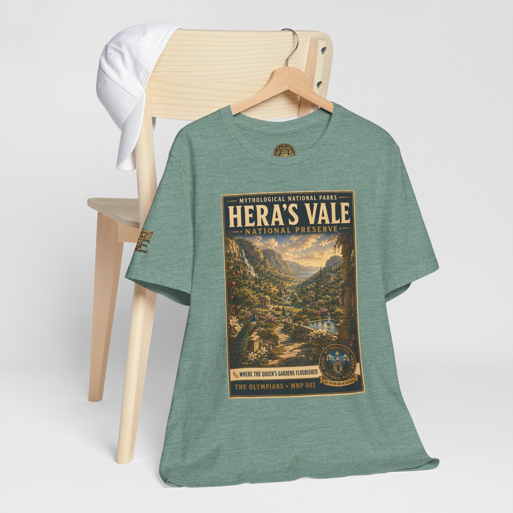 Mythological National Parks Collection I- #002-007 - The Olympians | Vintage nature poster Tee | Mythological National Parks graphic shirt