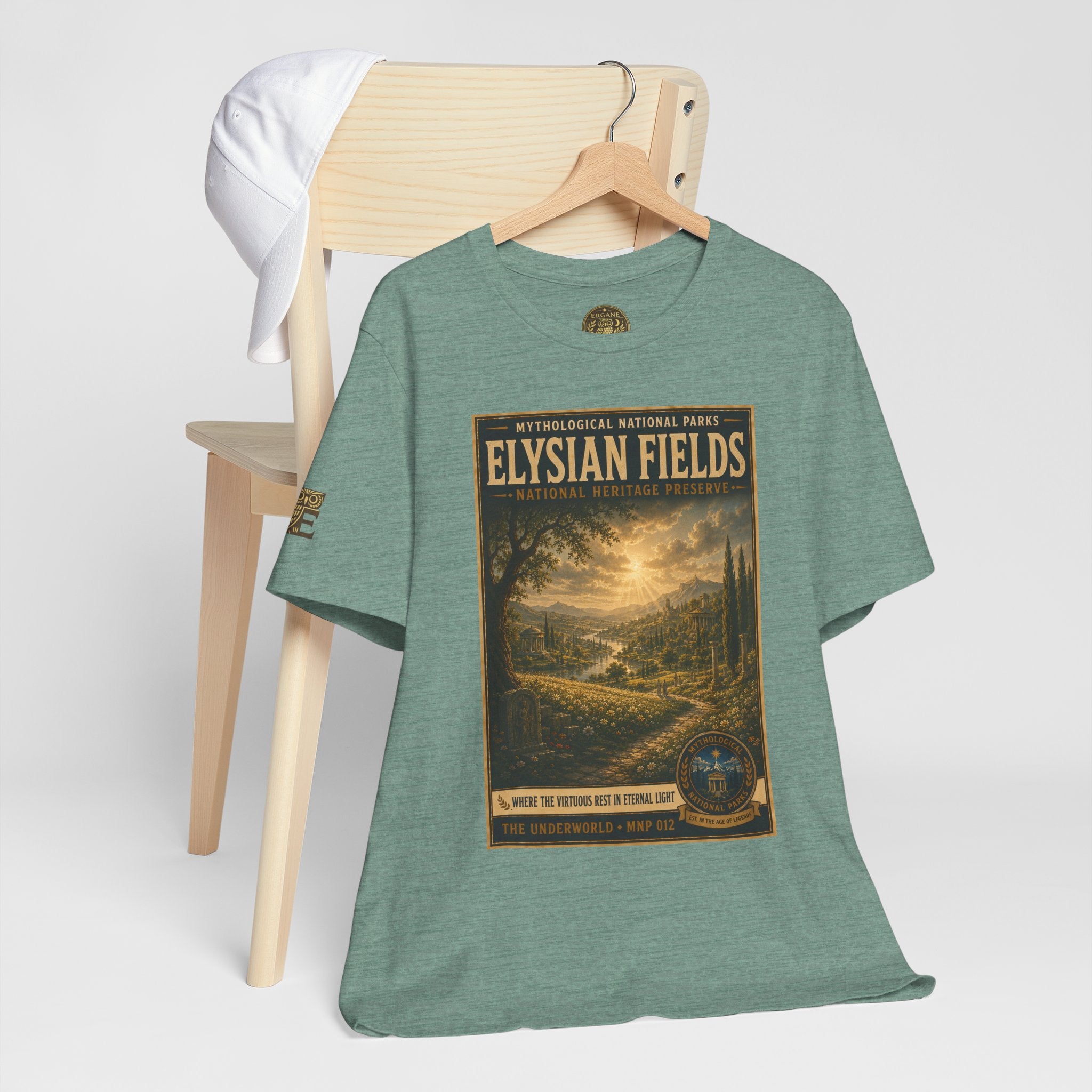 Mythological National Parks Collection II- #012-016 -The Underworld | Vintage nature poster Tee | Mythological National Parks graphic shirt