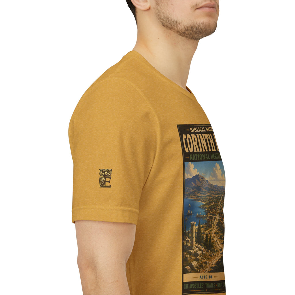 Biblical National Parks Collection VIII- The Apostles' Trails #047/049 | Acts 18 | Vintage nature poster Tee | Biblical national parks graphic shirt