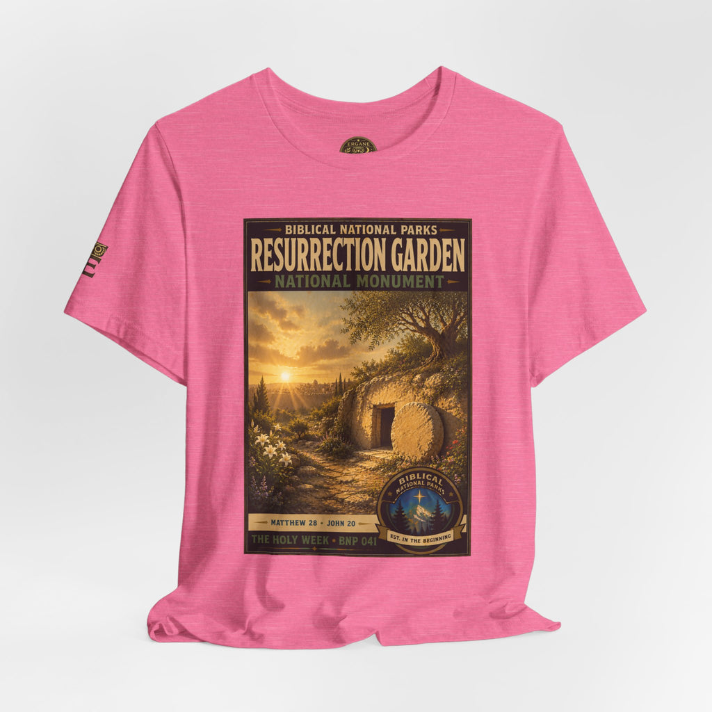 Biblical National Parks Collection VII- The Holy Week #041/041 | Matthew 28 - John 20 | Vintage nature poster Tee | Biblical national parks graphic shirt