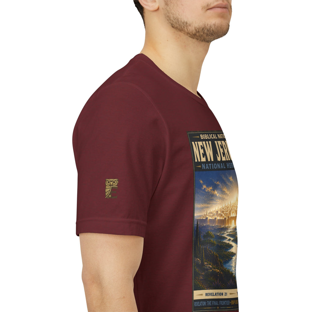 Biblical National Parks Collection X- #060/061 - Revelation: The Final Frontier | Revelation 21 | Vintage nature poster Tee | Biblical national parks graphic shirt 2
