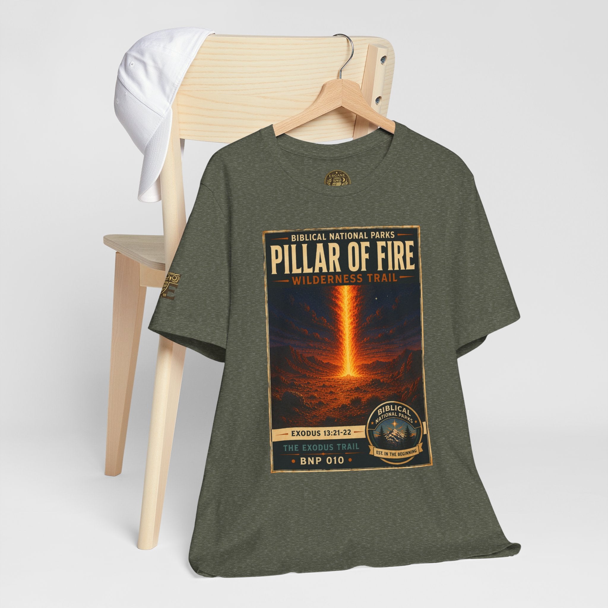 Biblical National Parks Collection II- The Exodus Trail #010/013 Exodus 13: 21-22 | Vintage nature poster Tee | Biblical national parks graphic shirt