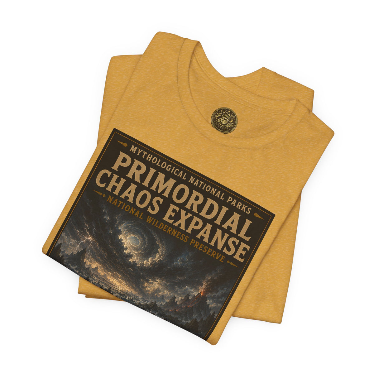 Mythological National Parks COLLECTION V- #049-050 TITANS & PRIMORDIAL REALMS | Vintage nature poster Tee | Mythological National Parks graphic shirt
