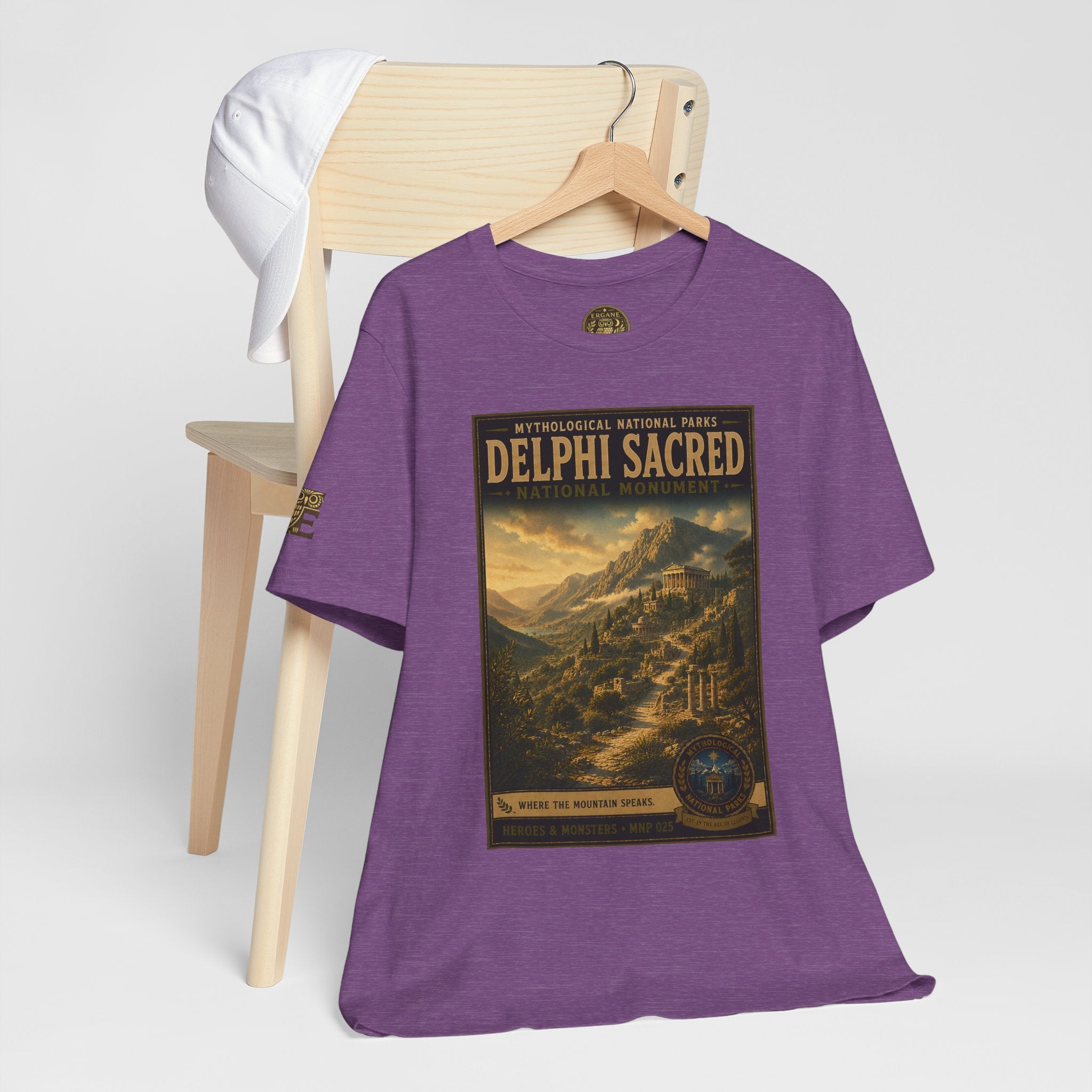 Mythological National Parks Collection III- #025-028 - Heros & Monsters | Vintage nature poster Tee | Mythological National Parks graphic shirt