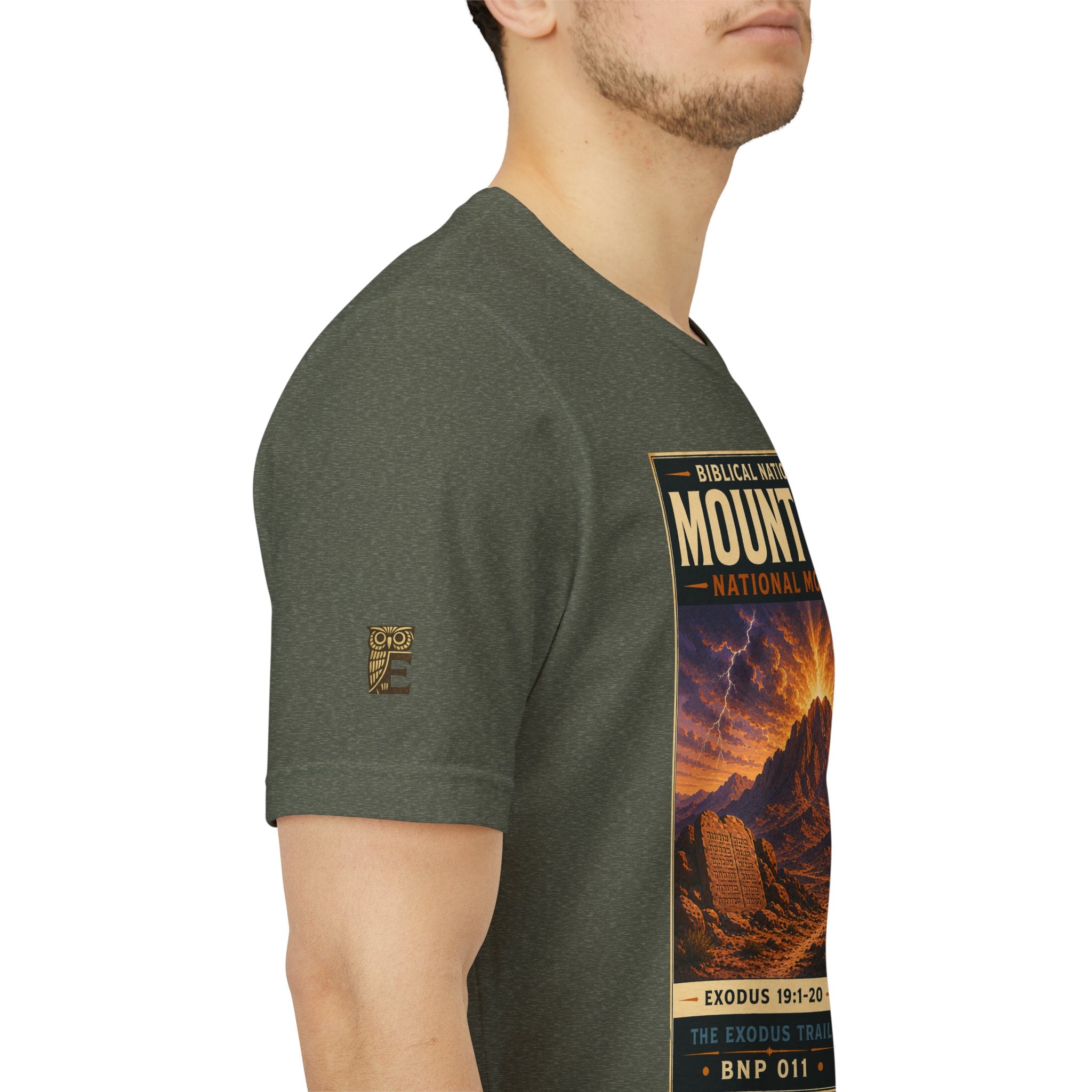 Biblical National Parks Collection II- The Exodus Trail #011/013 Exodus 19: 1-20 | Vintage nature poster Tee | Biblical national parks graphic shirt