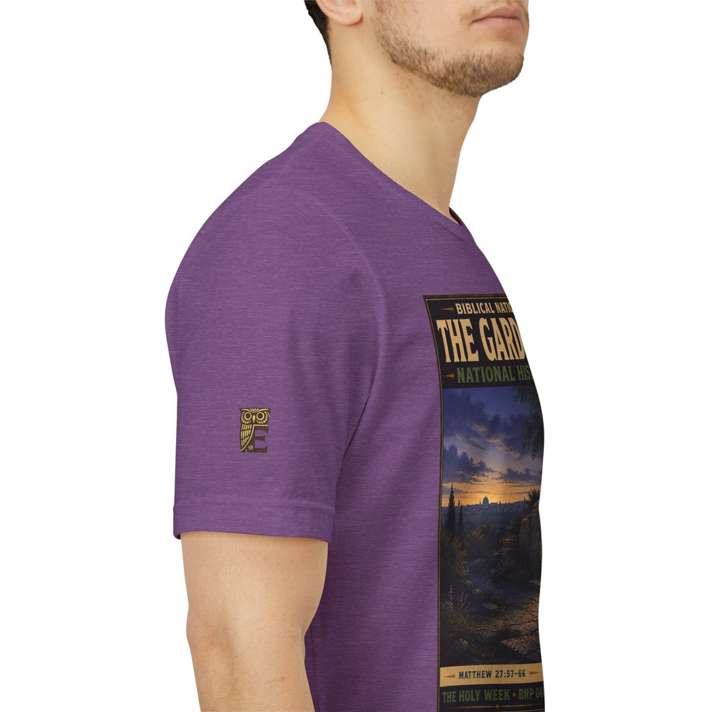 Biblical National Parks Collection VII- The Holy Week #040/041 | Matthew 27: 55-66 | Vintage nature poster Tee | Biblical national parks graphic shirt