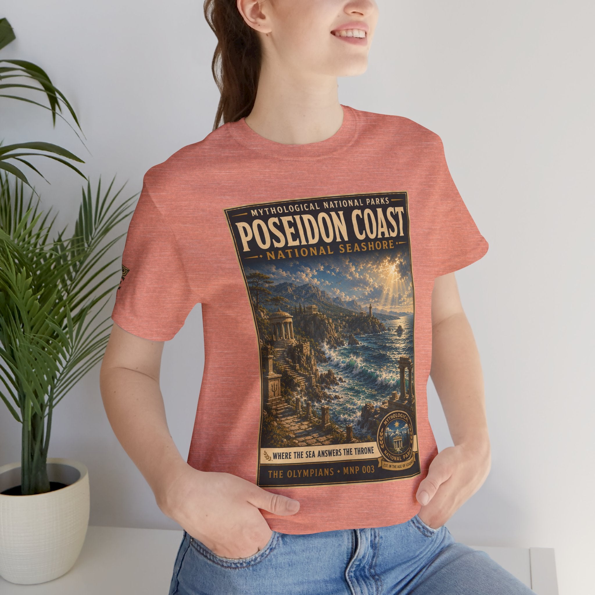 Mythological National Parks Collection I- #003-007 - The Olympians | Vintage nature poster Tee | Mythological National Parks graphic shirt