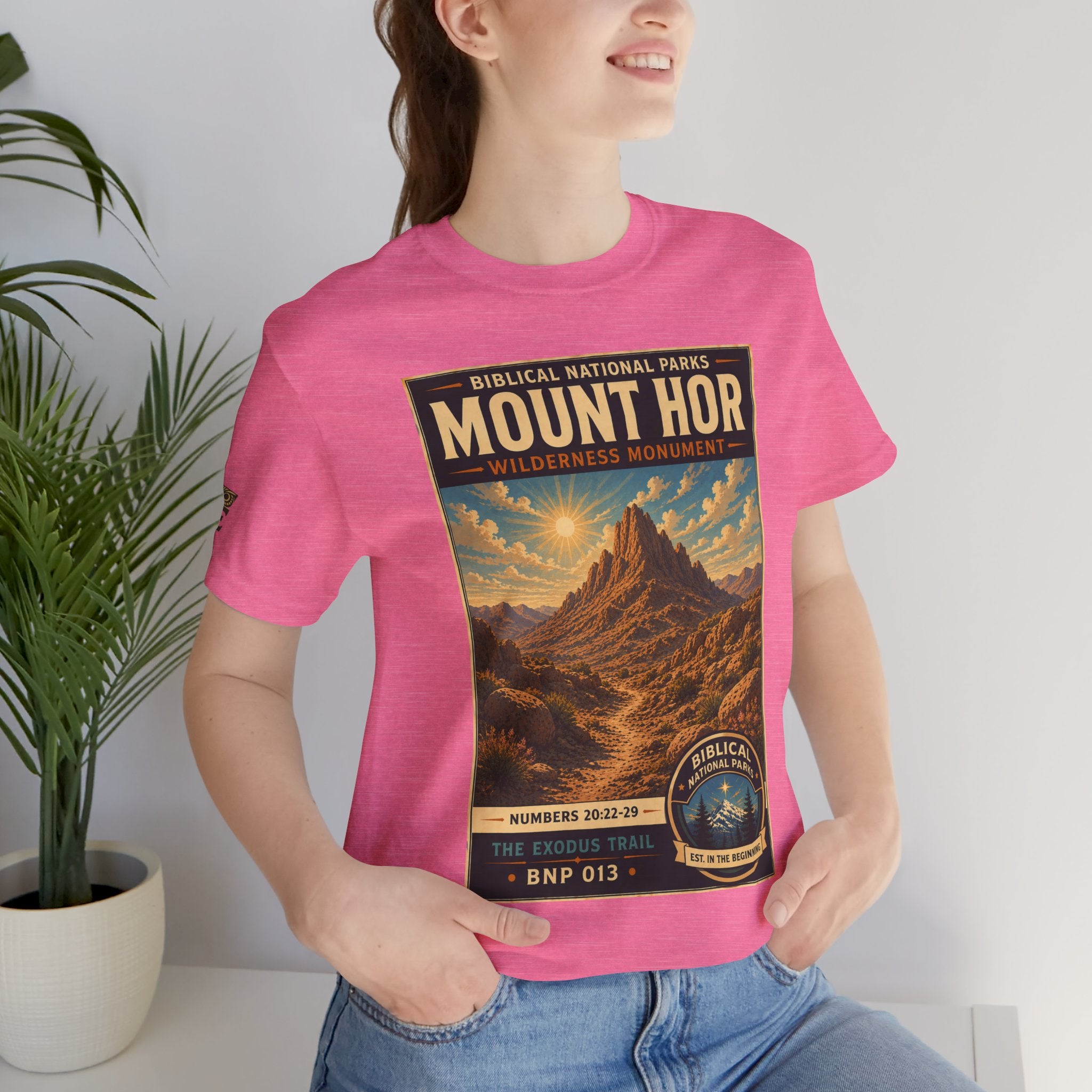 Biblical National Parks Collection II- The Exodus Trail #013/013 Exodus 20: 22-29 | Vintage nature poster Tee | Biblical national parks graphic shirt