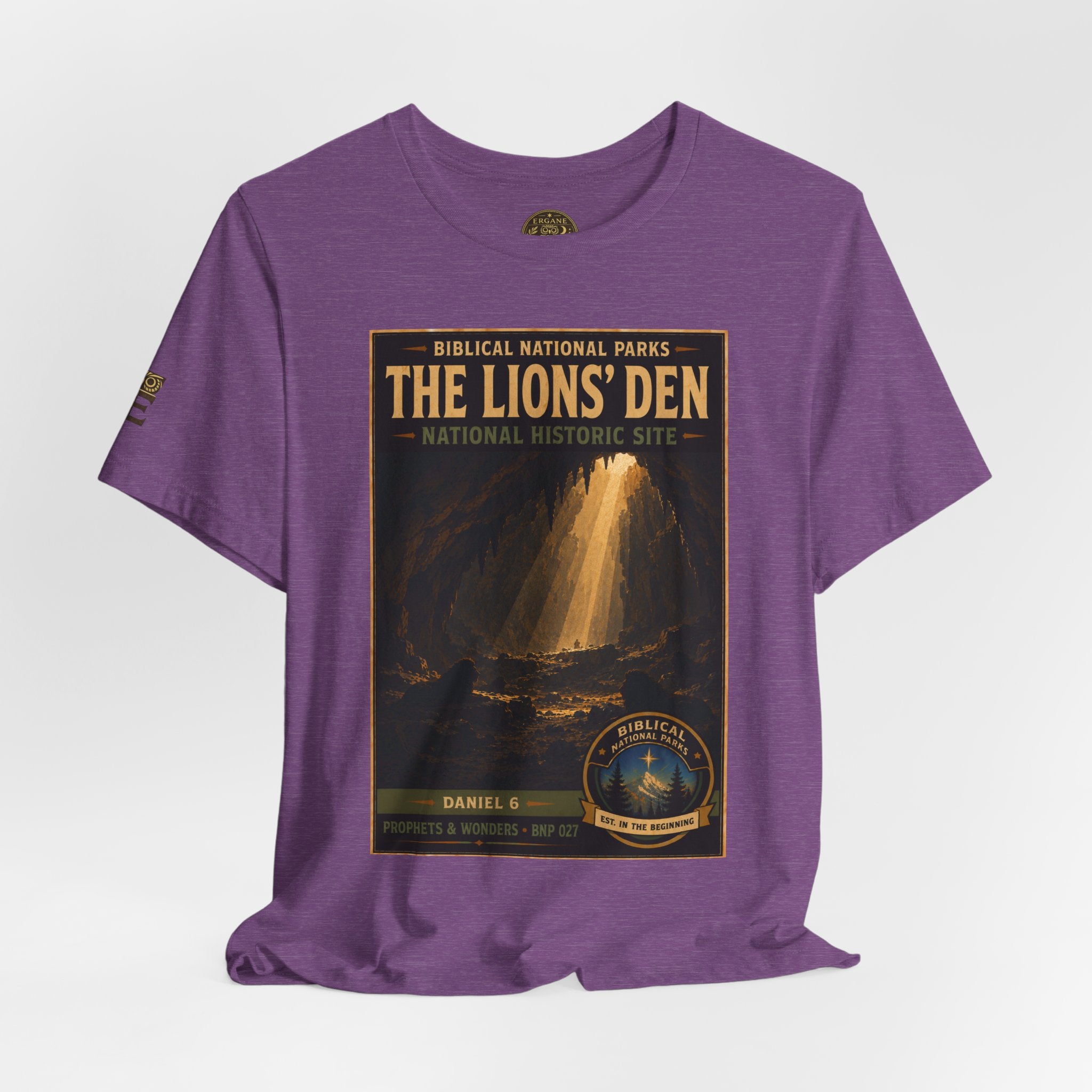 Biblical National Parks Collection V- Prophets & Wonders #027/030 Daniel 6 | Vintage nature poster Tee | Biblical national parks graphic shirt