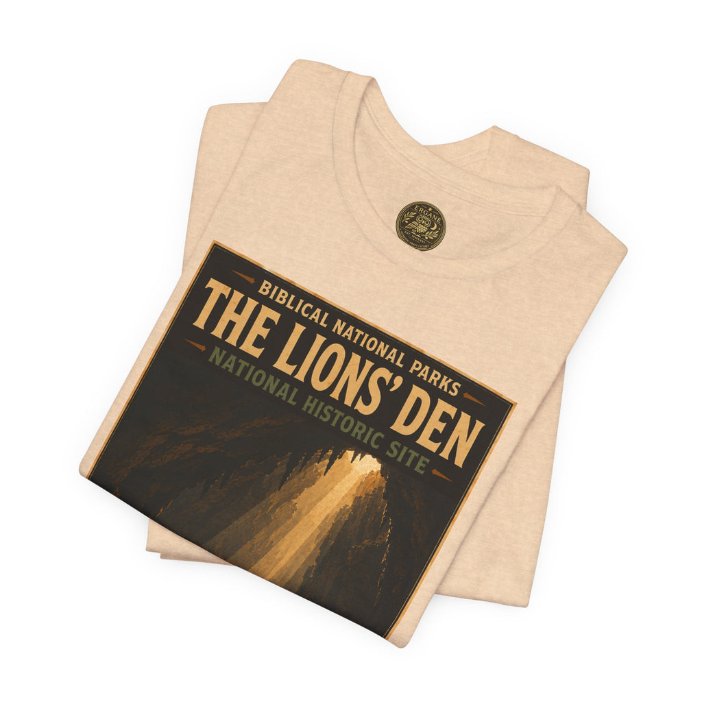 Biblical National Parks Collection V- Prophets & Wonders #027/030 Daniel 6 | Vintage nature poster Tee | Biblical national parks graphic shirt