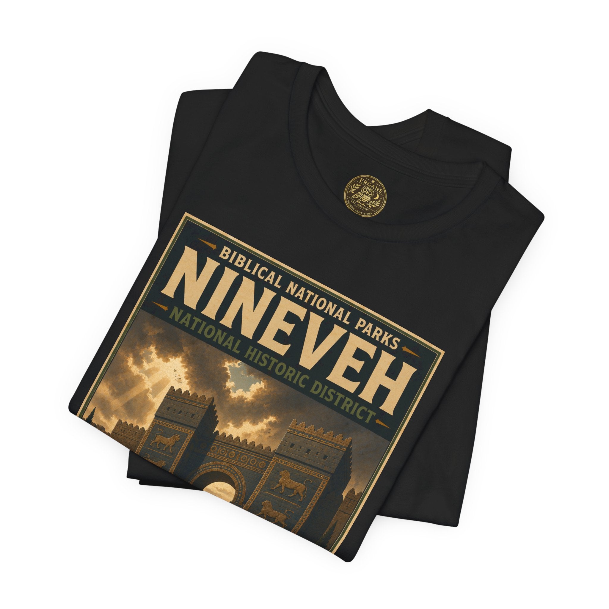Biblical National Parks Collection V- Prophets & Wonders #029/030 Jonah 3 | Vintage nature poster Tee | Biblical national parks graphic shirt