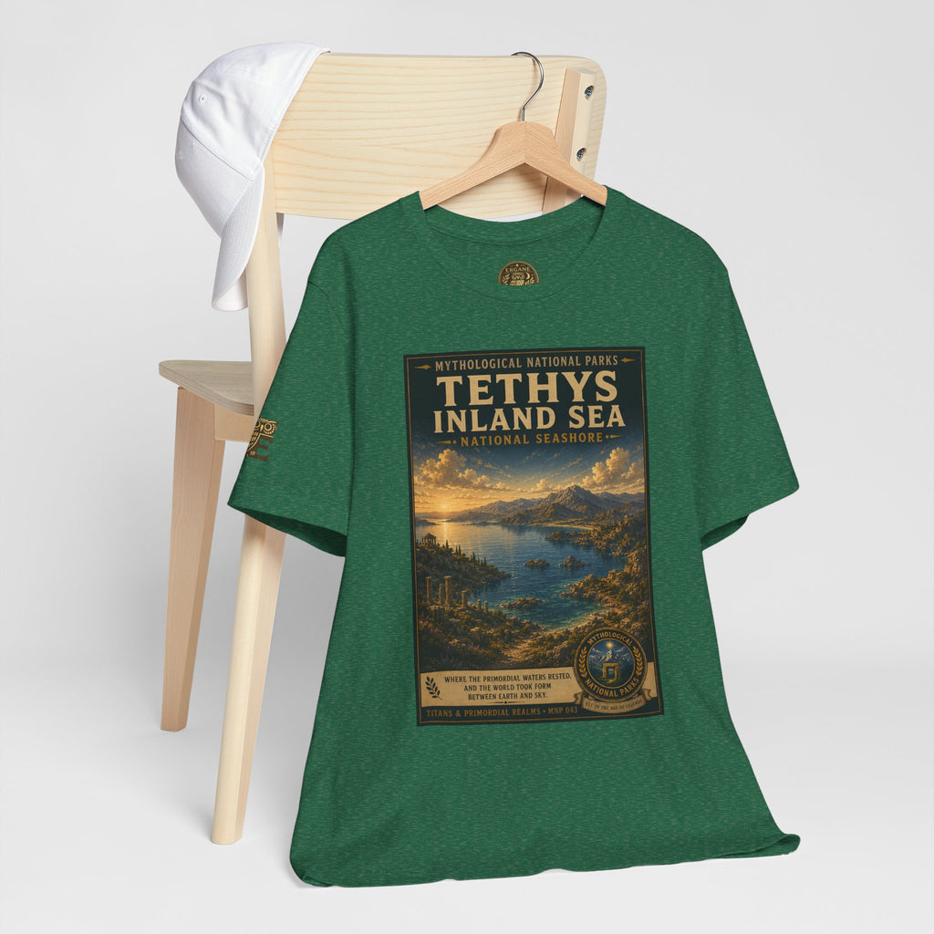 Mythological National Parks COLLECTION V- #043-050 TITANS & PRIMORDIAL REALMS | Vintage nature poster Tee | Mythological National Parks graphic shirt