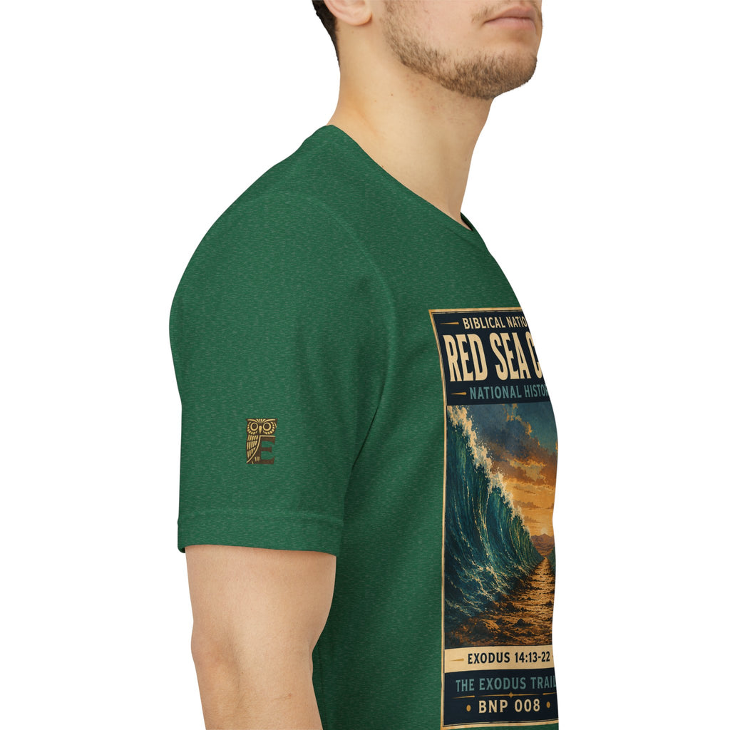 Biblical National Parks Collection II- The Exodus Trail #008/013 Exodus 14: 13-22 | Vintage nature poster Tee | Biblical national parks graphic shirt