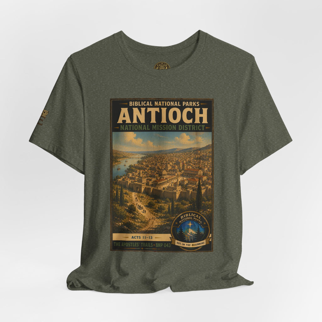 Biblical National Parks Collection VIII- The Apostles' Trails #043/049 | Acts 11-13 | Vintage nature poster Tee | Biblical national parks graphic shirt