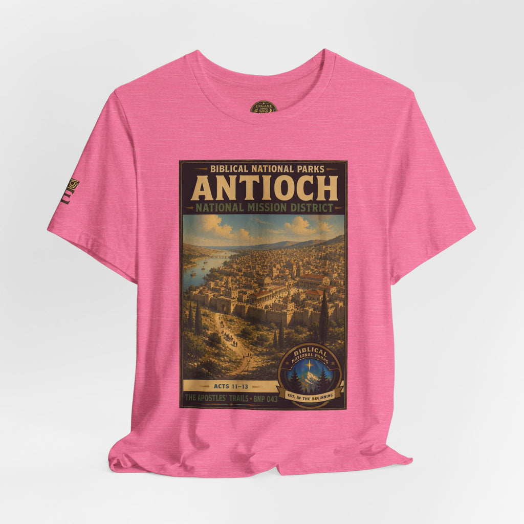 Biblical National Parks Collection VIII- The Apostles' Trails #043/049 | Acts 11-13 | Vintage nature poster Tee | Biblical national parks graphic shirt