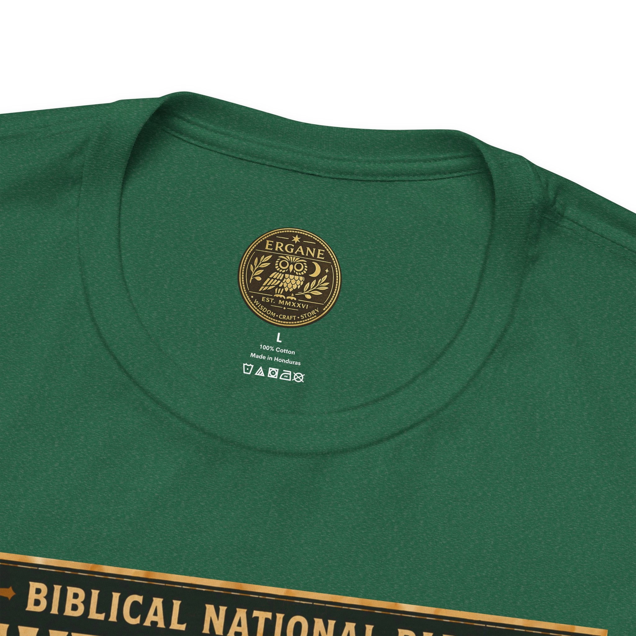 Biblical National Parks Collection IV- Heros & Battlefields #023/023 1 Samuel 22 | Vintage nature poster Tee | Biblical national parks graphic shirt