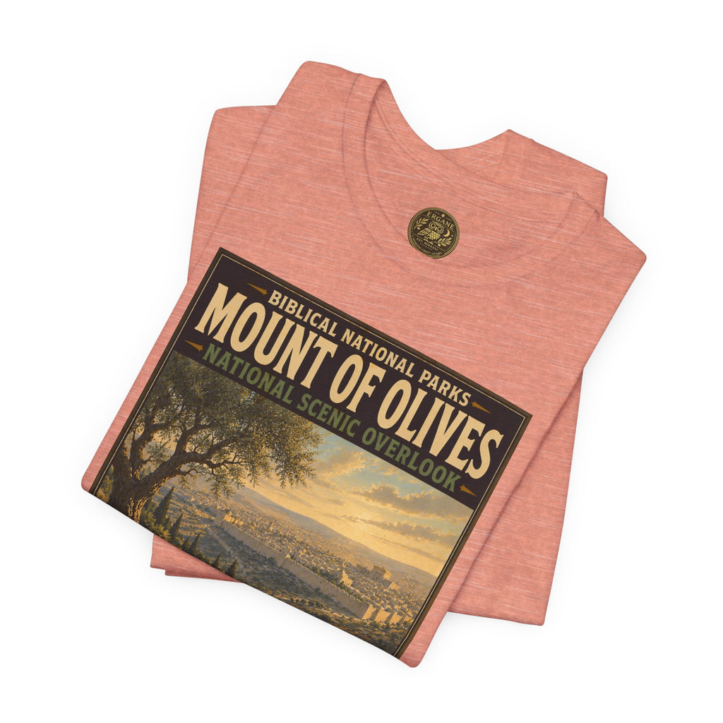 Biblical National Parks Collection VII- The Holy Week #036/041 | Matthew 21 - Luke 19 | Vintage nature poster Tee | Biblical national parks graphic shirt