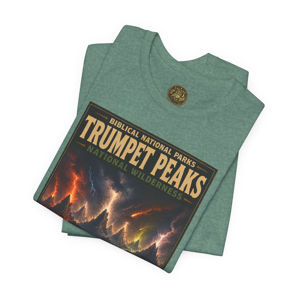 Biblical National Parks Collection X- #058/061 - Revelation: The Final Frontier | Revelation 8-9 | Vintage nature poster Tee | Biblical national parks graphic shirt