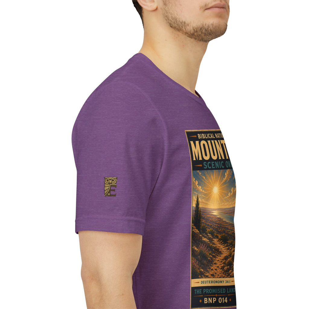 Biblical National Parks Collection III- The Promised Land #014/018 Deuteronomy 34:1 | Vintage nature poster Tee | Biblical national parks graphic shirt