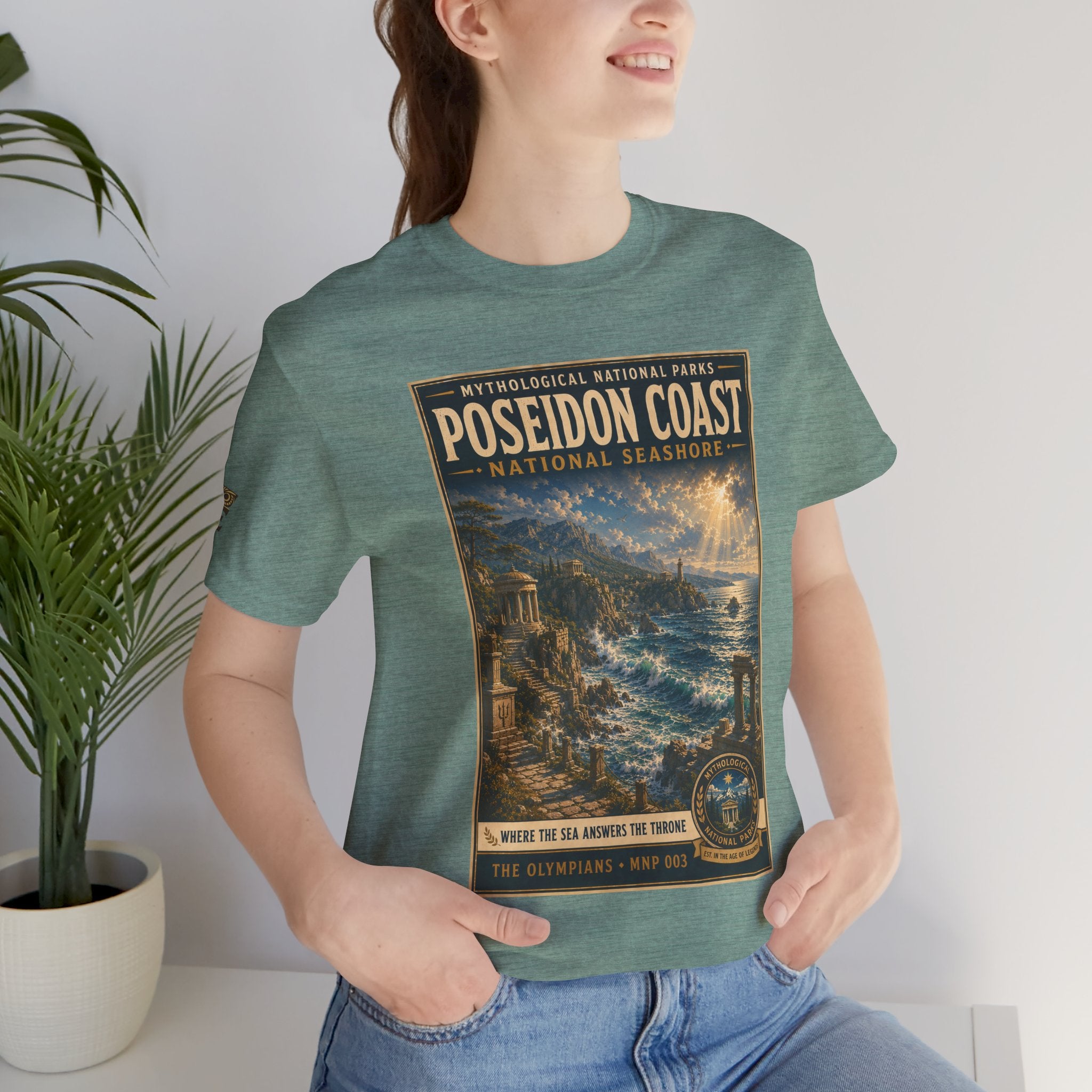 Mythological National Parks Collection I- #003-007 - The Olympians | Vintage nature poster Tee | Mythological National Parks graphic shirt