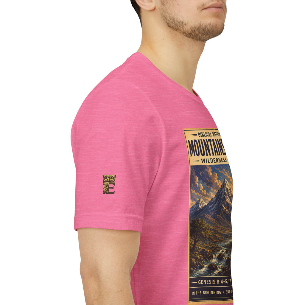 Biblical National Parks Collection I- In The Beginning #004/006 Genesis 8:4-5,17 | Vintage nature poster Tee | Biblical national parks graphic shirt