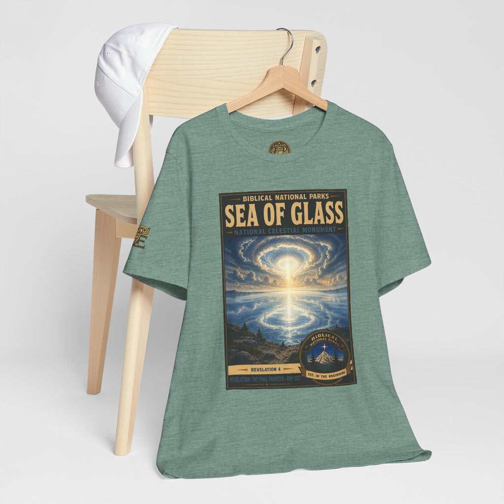 Biblical National Parks Collection X- #057/061 - Revelation: The Final Frontier | Revelation 4 | Vintage nature poster Tee | Biblical national parks graphic shirt