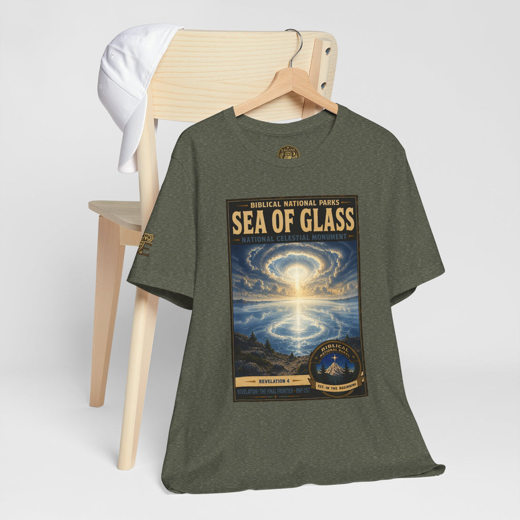 Biblical National Parks Collection X- #057/061 - Revelation: The Final Frontier | Revelation 4 | Vintage nature poster Tee | Biblical national parks graphic shirt