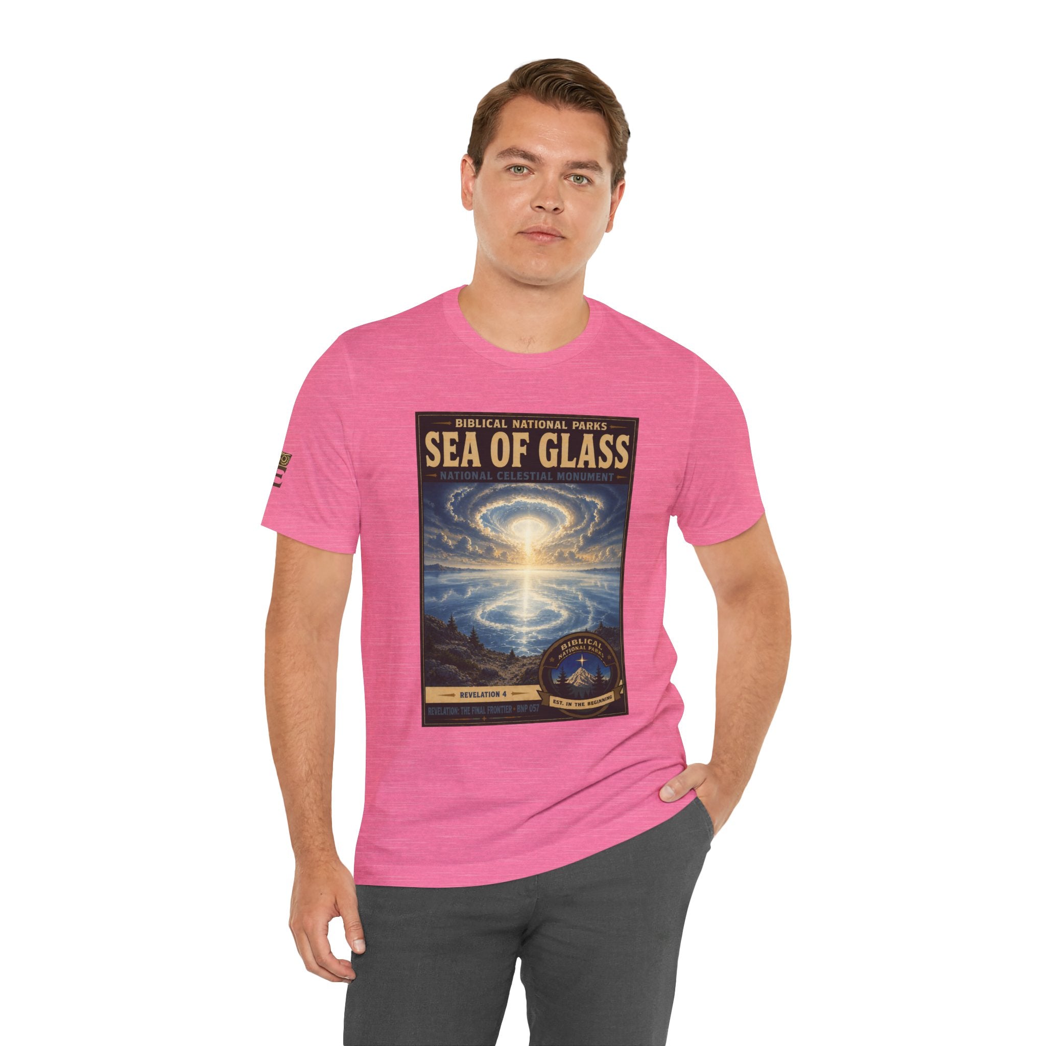 Biblical National Parks Collection X- #057/061 - Revelation: The Final Frontier | Revelation 4 | Vintage nature poster Tee | Biblical national parks graphic shirt