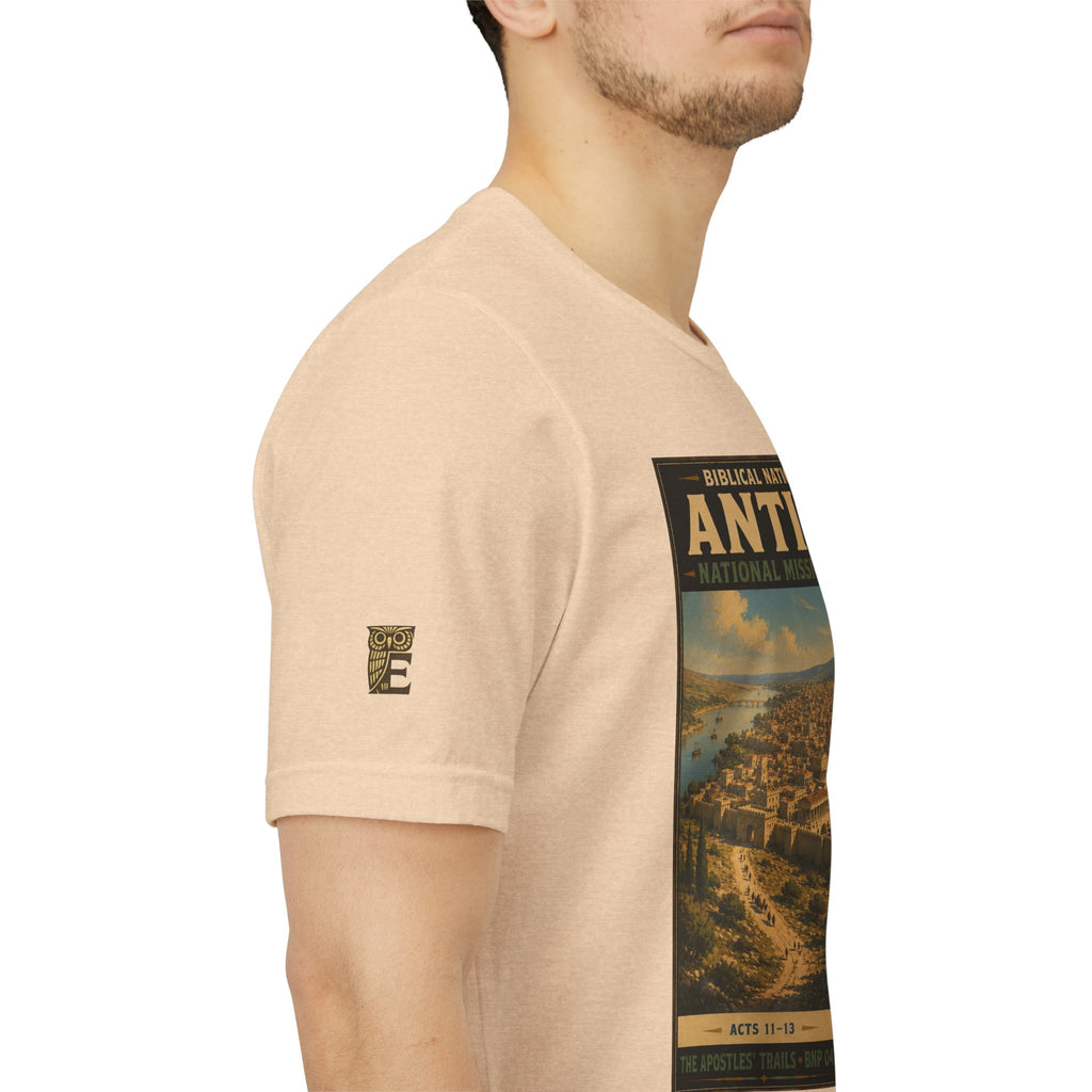 Biblical National Parks Collection VIII- The Apostles' Trails #043/049 | Acts 11-13 | Vintage nature poster Tee | Biblical national parks graphic shirt