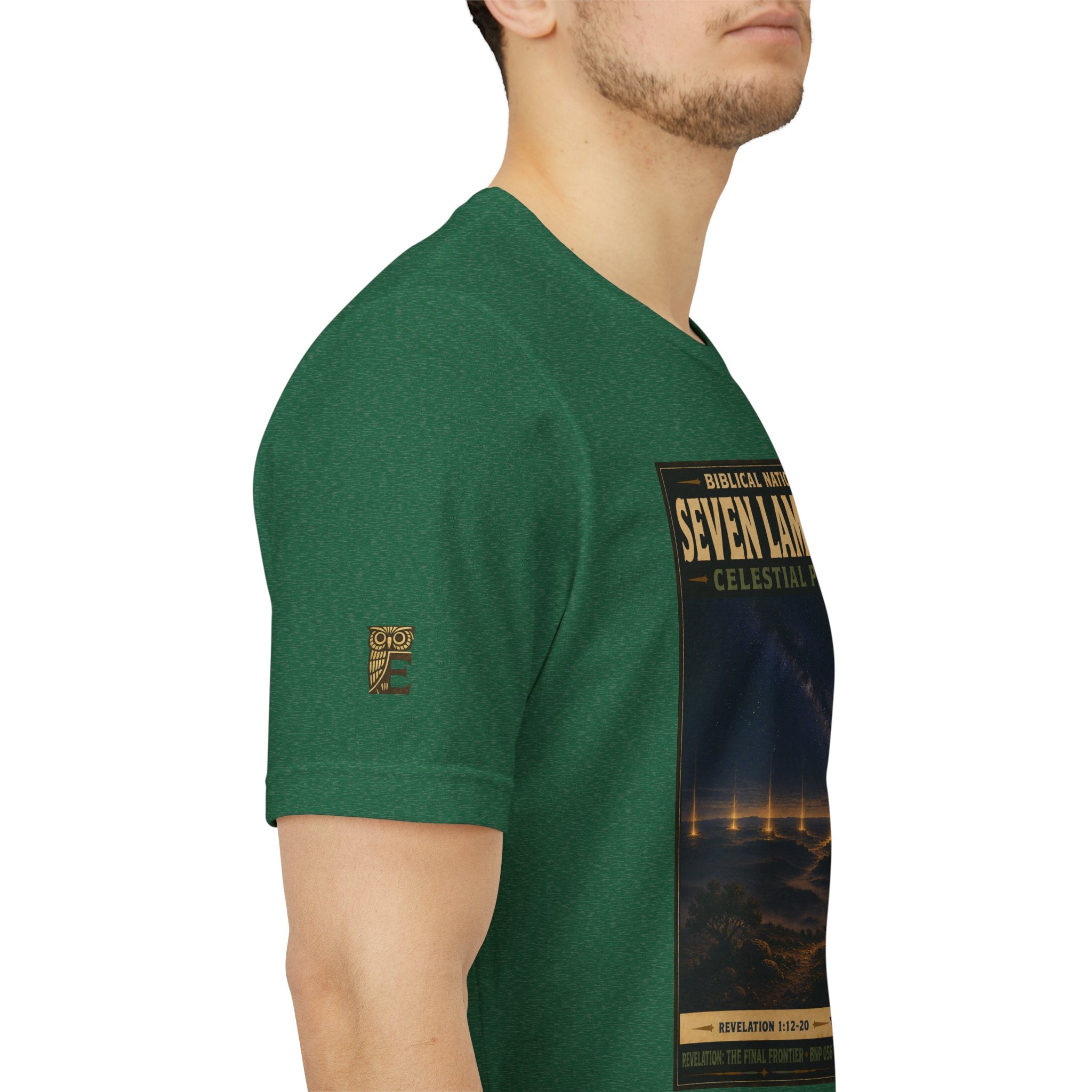 Biblical National Parks Collection X- #056/061 - Revelation: The Final Frontier | Revelation 1: 12-20 | Vintage nature poster Tee | Biblical national parks graphic shirt