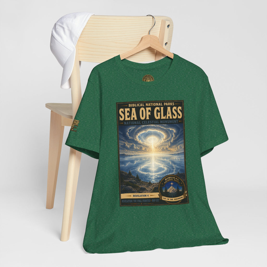 Biblical National Parks Collection X- #057/061 - Revelation: The Final Frontier | Revelation 4 | Vintage nature poster Tee | Biblical national parks graphic shirt