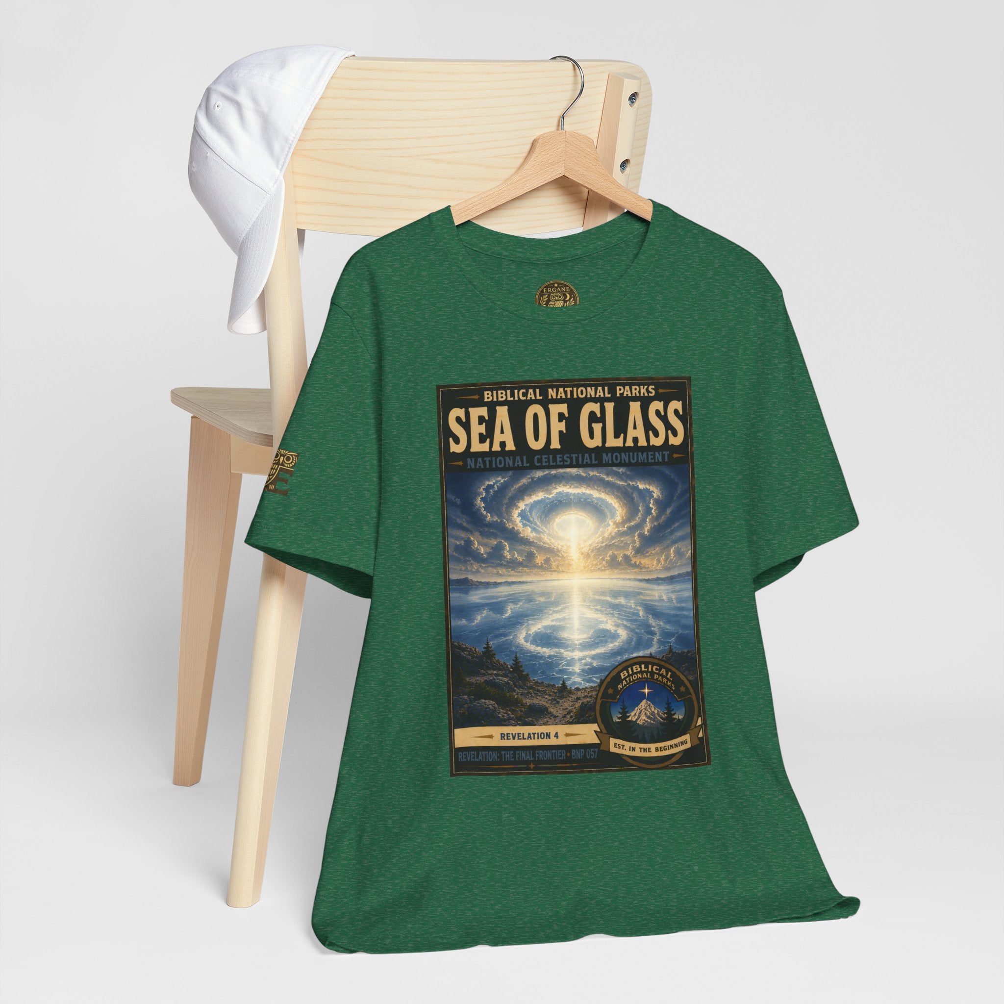 Biblical National Parks Collection X- #057/061 - Revelation: The Final Frontier | Revelation 4 | Vintage nature poster Tee | Biblical national parks graphic shirt