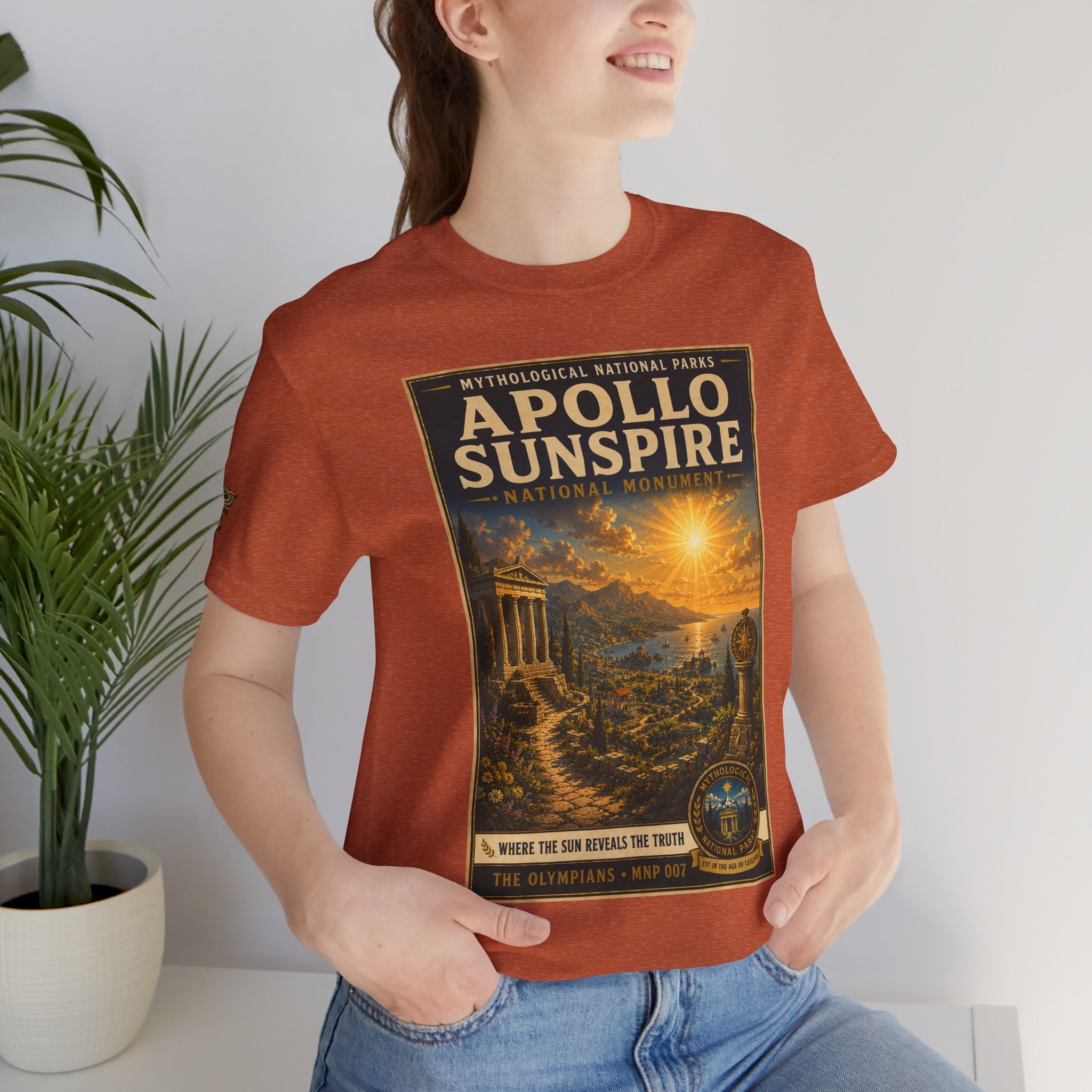 Mythological National Parks Collection I- #007-007 -The Olympians | Vintage nature poster Tee | Mythological National Parks graphic shirt
