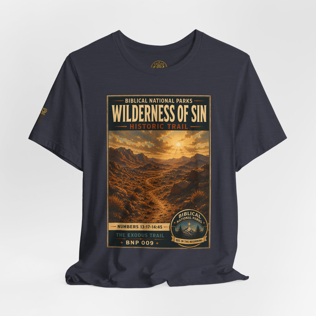 Biblical National Parks Collection II- The Exodus Trail #009/013 Exodus 13: 17 - 14:45 | Vintage nature poster Tee | Biblical national parks graphic shirt