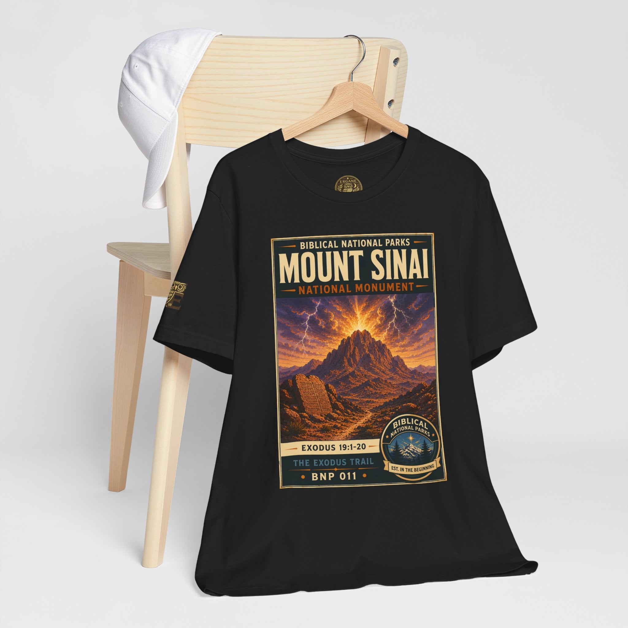 Biblical National Parks Collection II- The Exodus Trail #011/013 Exodus 19: 1-20 | Vintage nature poster Tee | Biblical national parks graphic shirt