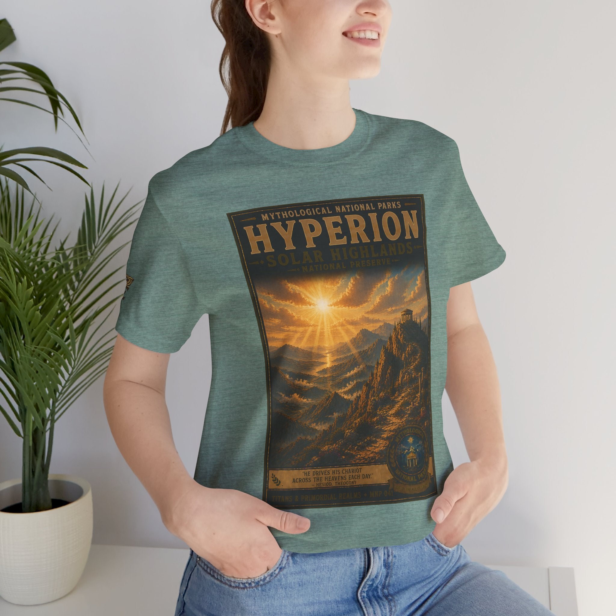 Mythological National Parks COLLECTION V- #041-050 TITANS & PRIMORDIAL REALMS | Vintage nature poster Tee | Mythological National Parks graphic shirt