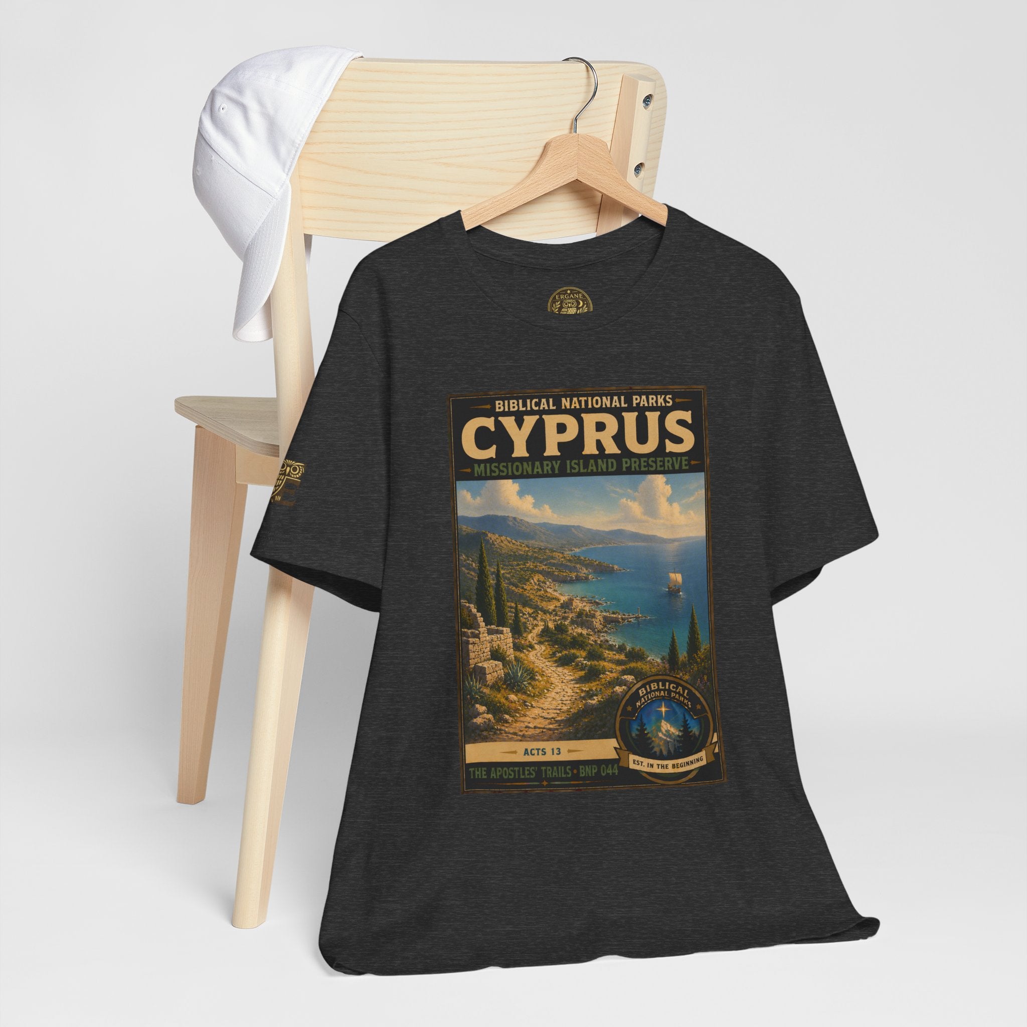 Biblical National Parks Collection VIII- The Apostles' Trails #044/049 | Acts 13 | Vintage nature poster Tee | Biblical national parks graphic shirt