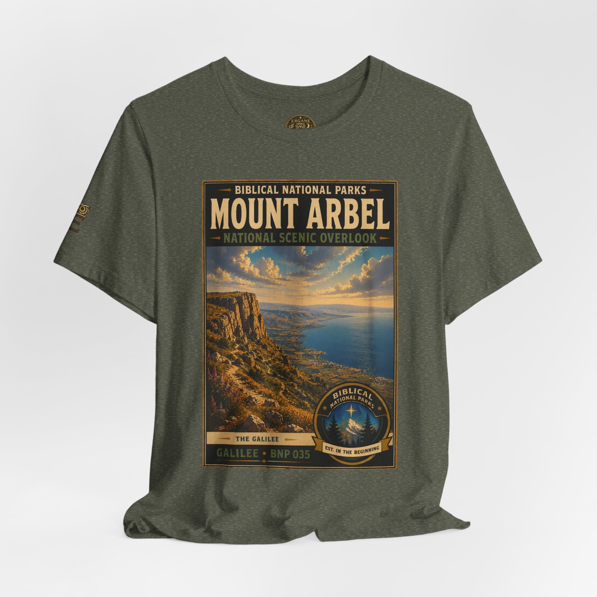 Biblical National Parks Collection VI- Galilee #035/035 The Galilee | Vintage nature poster Tee | Biblical national parks graphic shirt